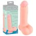 Medizin - Gerader Silikon-Dildo (20cm) - Hautfarben