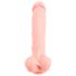 Medizinisches Silikon-Dildo (24cm) - Natur