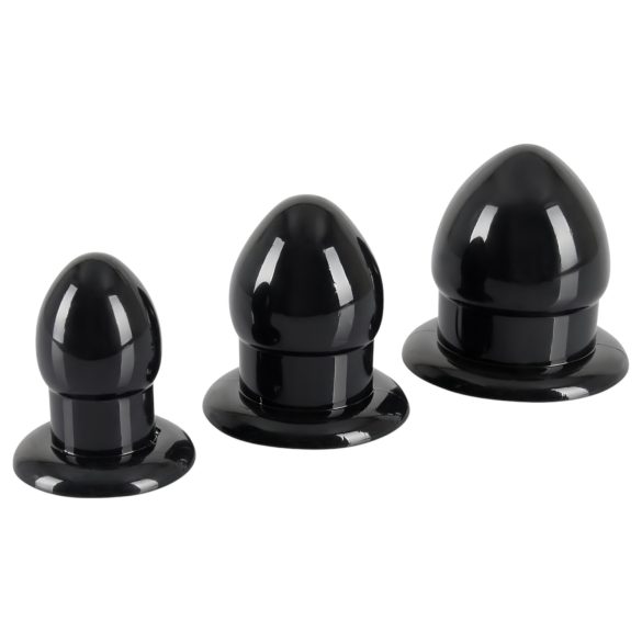 You2Toys - Dehnungs Plug Set - Anal-Plug Set - 3er (schwarz)