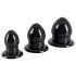 You2Toys - Dehnungsplug-Set - Analplug-Set - 3 Stück (schwarz)