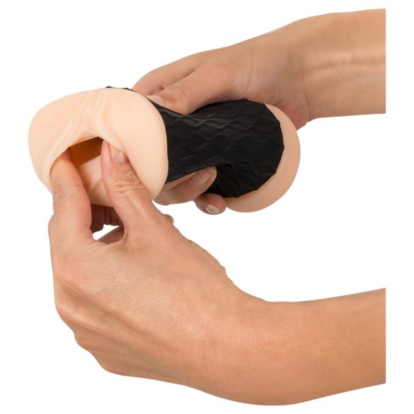 Nature Skin - Naturale Haut P & A Masturbator (Natur-Schwarz)