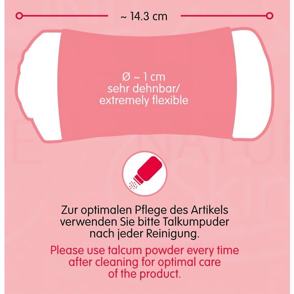 Nature Skin - Naturale Haut P & A Masturbator (Natur-Schwarz)