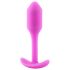 b-Vibe Snug Plug 1 - Analplug mit 55g Gewicht - Pink