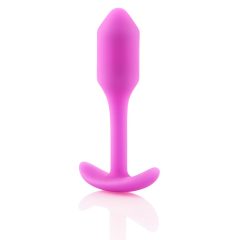   b-vibe Snug Plug 1 - Anal-Dildo mit innerem Gewicht (55g) - Pink für Anfänger