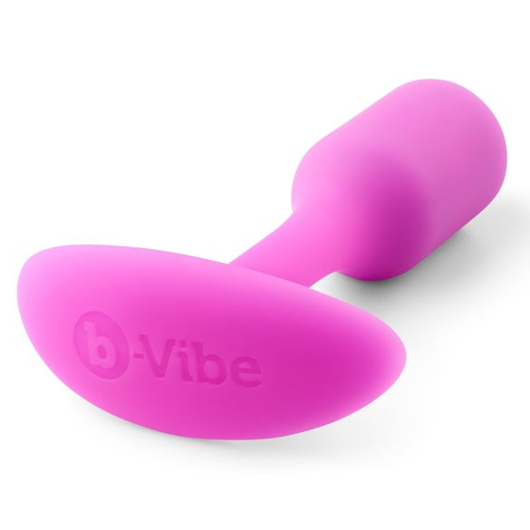 b-vibe Snug Plug 1 - Analplug mit Gewicht (55g) - Pink
