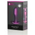 b-Vibe Snug Plug 1 - Analplug mit 55g Gewicht - Pink