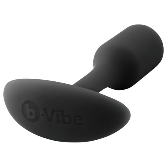 b-vibe Snug Plug 1 - Analplug mit Gewicht (55g) - Schwarz