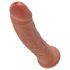 King Cock 8 Dildo (20 cm) - Dunkel Hautfarben