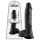 King Cock 10 Hoden-Dildo (25 cm) - Schwarz