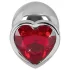 You2Toys - Diamond - Aluminium Anal Plug 85g (silber-rot)