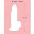 Nature Skin - Natürlicher Saugfuß-Dildo (klein)