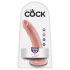 King Cock 7 Dildo (18 cm) - Naturfarbton