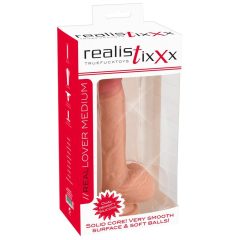   realistixxx - Saugnapf realistischer Dildo (22cm) - Naturfarben