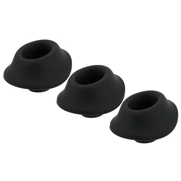 Womanizer Premium S Ersatz-Saugdüsen Set - Schwarz (3 Stk.)