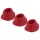 Womanizer Premium M - Ersatz-Ansaugkappenset - Rot (3 Stk.)