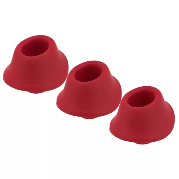 Womanizer Premium M - Ersatz-Ansaugkappenset - Rot (3 Stk.)