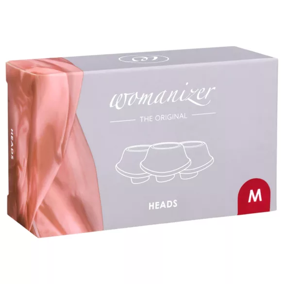 Womanizer Premium M - Ersatz-Ansaugkappenset - Rot (3 Stk.)