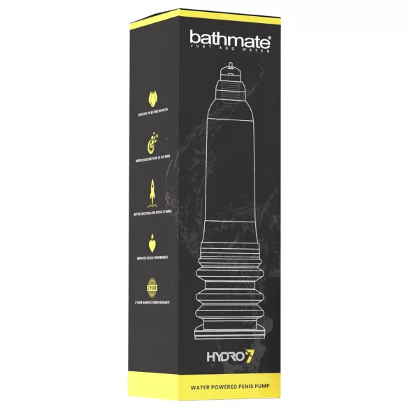 Bathmate Hydro7 - hydraulische Penispumpe (transparent)