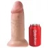 King Cock 10 Dildo (25 cm, naturfarben)