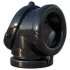 Pipedream Fantasy Rock Hard - Penisring und Hodenstrecker-Ring (schwarz)
