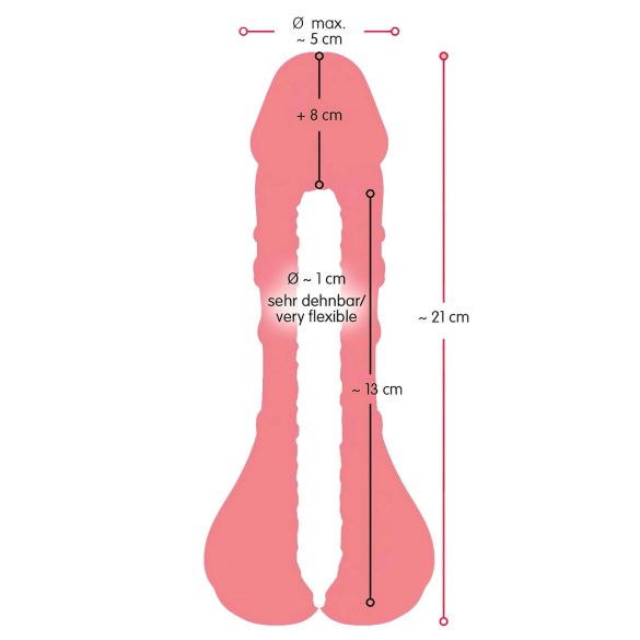 Nature Skin - 2in1 Po & Penishülle (natur)