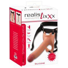   Realistixxx Strap-on - aufsetzbarer, hohler, lebensechter Dildo (natur)