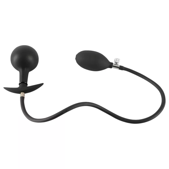 You2Toys - kugelgeladener, aufpumpbarer Analplug (schwarz)