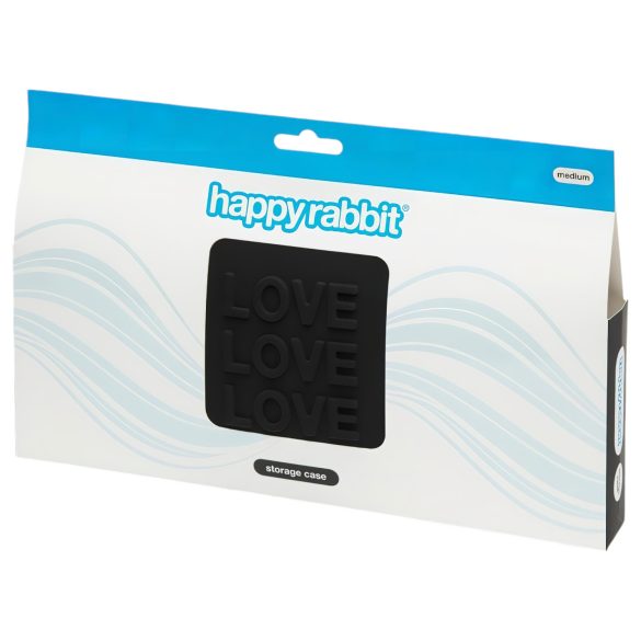 Happyrabbit - Sexspielzeug Tasche (schwarz) - mittelgroß