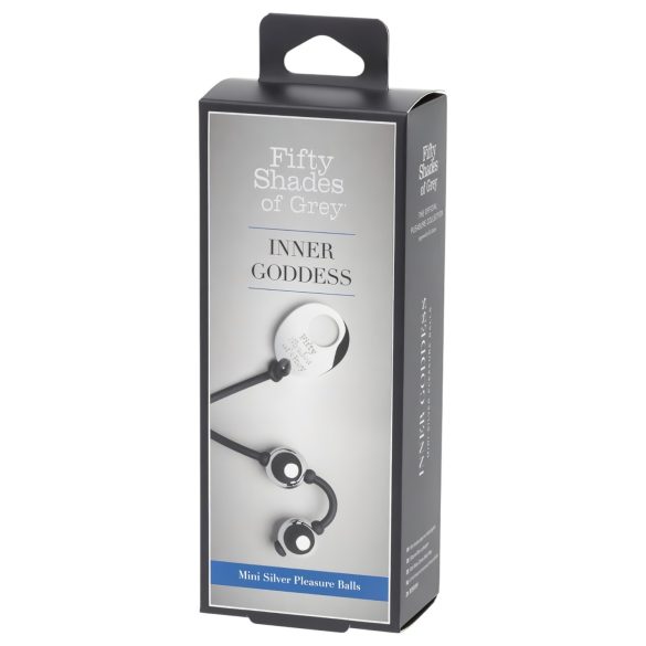 Fifty Shades Inner Goddess - Mini Liebeskugeln (Silber)