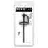 Penisplug - Silikon-Harnröhrendehner und Eichelring (0,6 mm) - Schwarz