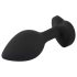 You2Toys Anal Plug - Schwarz mit weißem Stein