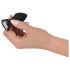You2Toys Anal Plug - Schwarz mit weißem Stein
