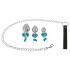You2Toys - Anal Plug Set mit Leine (Silber)
