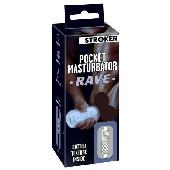 STROKER Rave - künstlicher Hintern Masturbator (transparent)