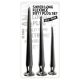 You2Toys - extra langes Analplug-Set (3-teilig) - schwarz