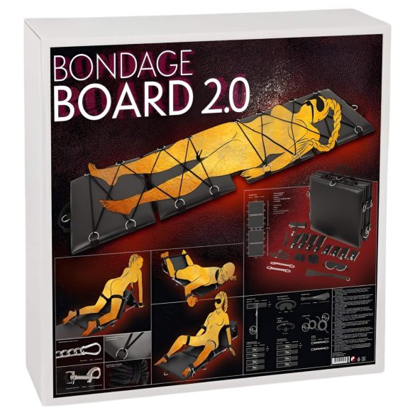 You2Toys Bondage Board 2.0 - Tragbares Fesselbett-Set