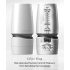 TENGA Aero - Super Sauger Masturbator (Weiß-Silber)