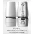 TENGA Aero - Super Saug Mund-Masturbator (Weiß-Silber)
