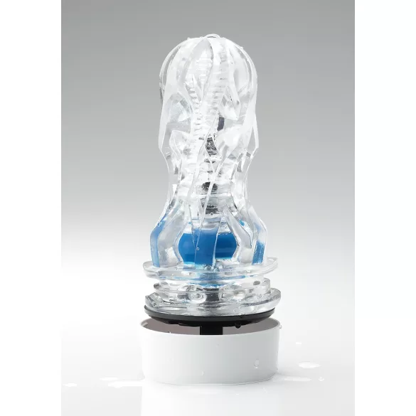 TENGA Aero - Supersaugendes Masturbator-Mund (Weiß-Blau)