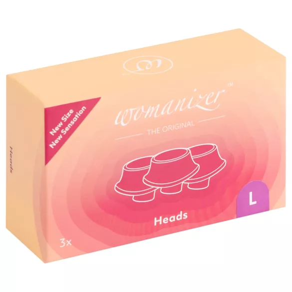 Womanizer L - Ersatzaufsatz-Set - Lila (3 Stk.) - Groß