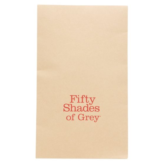 Fifty Shades of Grey - Brustklemmen mit Halsband (schwarz-rot)