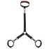 Fifty Shades - Halsfessel-Set (Schwarz-Rot)