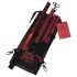 Fifty Shades - Halsfessel-Set (Schwarz-Rot)