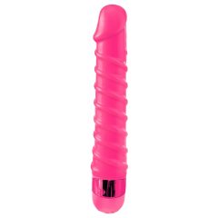 Classix Candy Twirl - Sex-Spirale Dildo Vibrator (rosa)