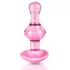 Icicles No. 75 - Herz-Glas-Analplug (pink)