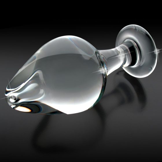 Icicles No. 25 - kegelförmiger, Glas Anal-Dildo (transparent)