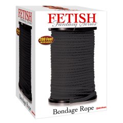 Fetisch Bondage-Seil - 60m (Schwarz)
