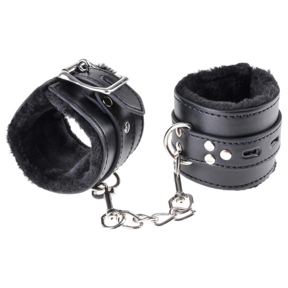Fetisch - Weiche Handschellen (schwarz)