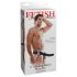Fetish Strap-On 8 - anlegbarer, hohler Vibrator (schwarz)