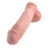 King Cock 11 - Saugnapf-Dildo mit Hoden (28cm) - Natur